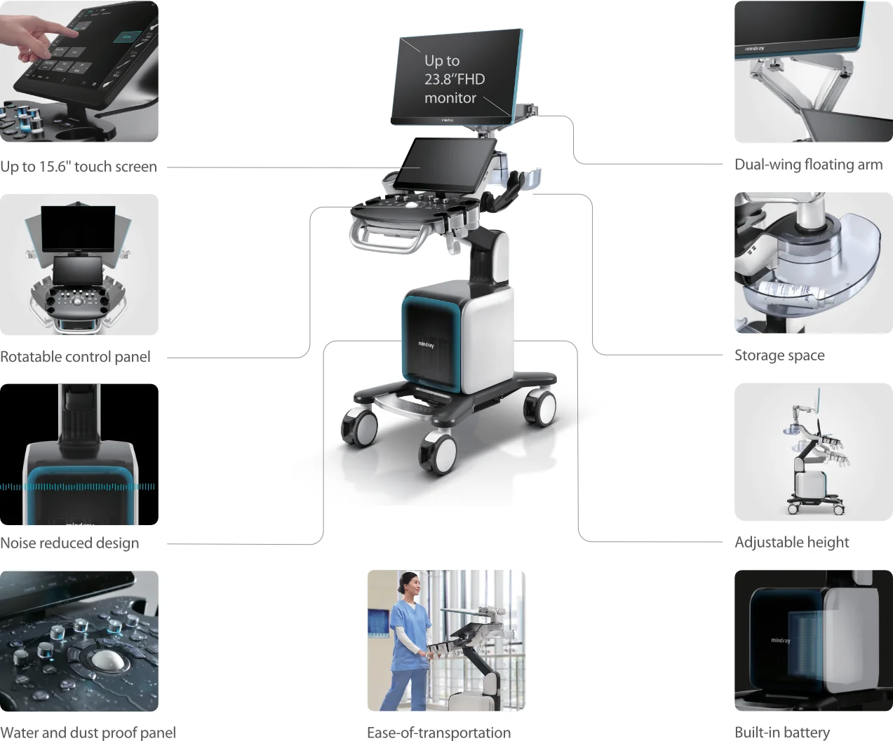 УЗИ аппарат Mindray Consona N Series — Эргономичный дизайн