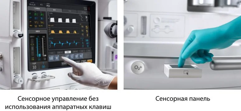 Наркозный аппарат Mindray A7 — полное сенсорное управление и дополнительные возможности