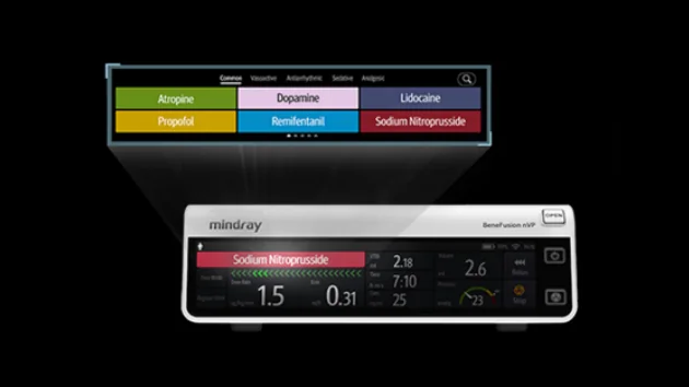 Инфузионный насос Mindray BeneFusion n Series — система лекарственного контроля SafeDose™