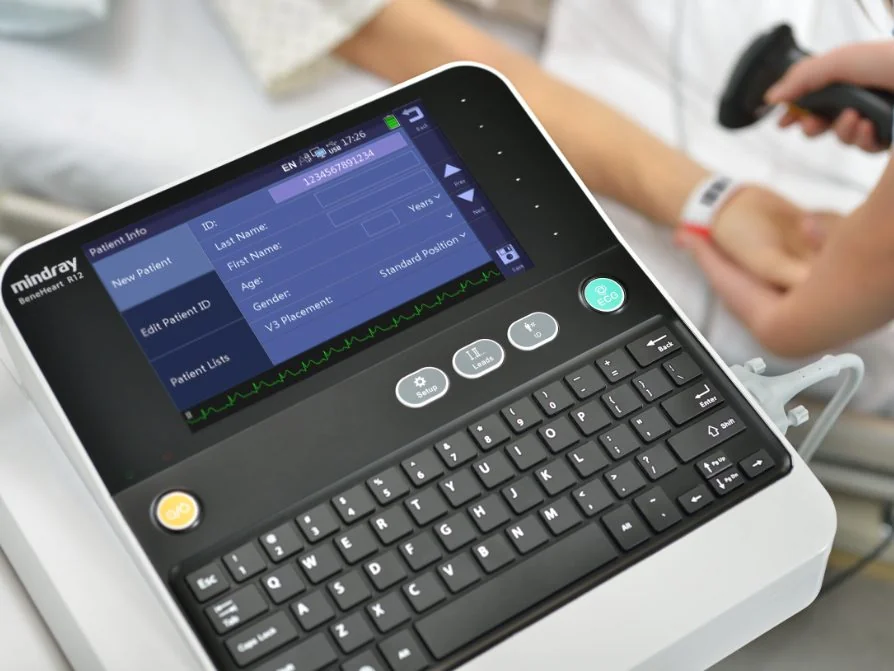 Электрокардиограф Mindray BeneHeart R12 — работа оператора